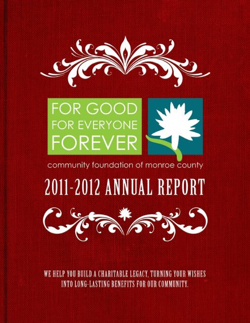 2012 Annual Report - Community Foundation of Monroe County