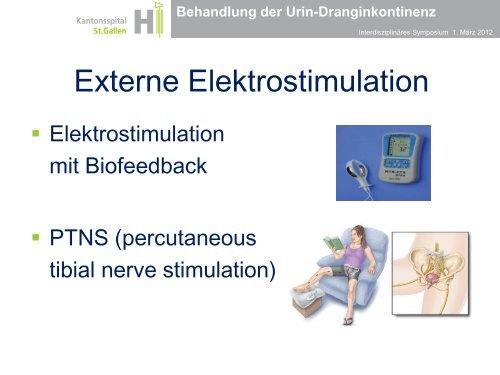 Behandlung der Urin-Dranginkontinenz - Das interdisziplinäre ...