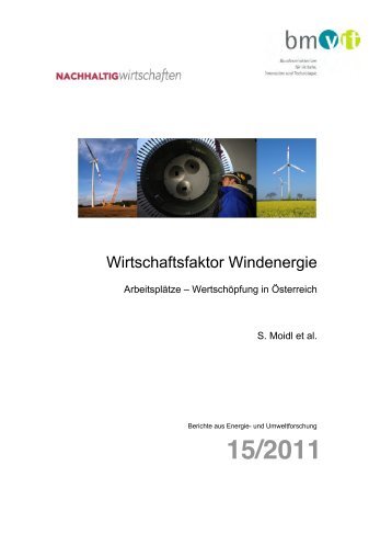 Studie Wirtschaftsfaktor Windenergie - IG Windkraft