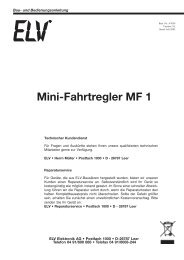 Mini-Fahrtregler MF 1