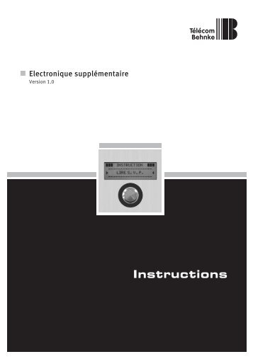 Instructions