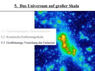 5. Das Universum auf großer Skala