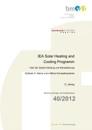 IEA Solar Heating and Cooling Programm - NachhaltigWirtschaften.at