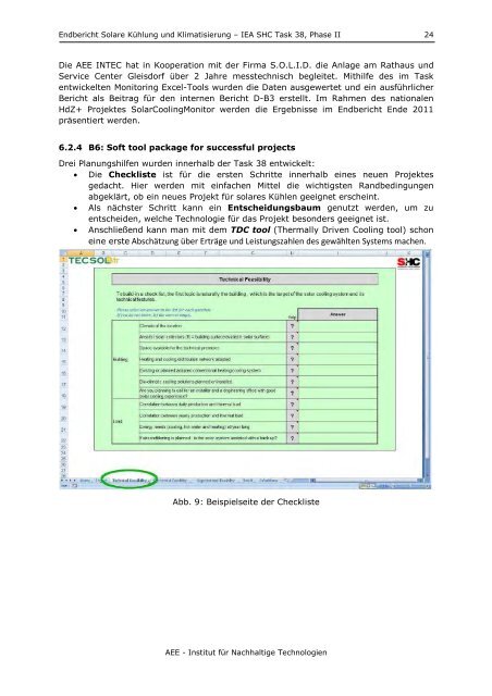 IEA Solar Heating and Cooling Programm - NachhaltigWirtschaften.at