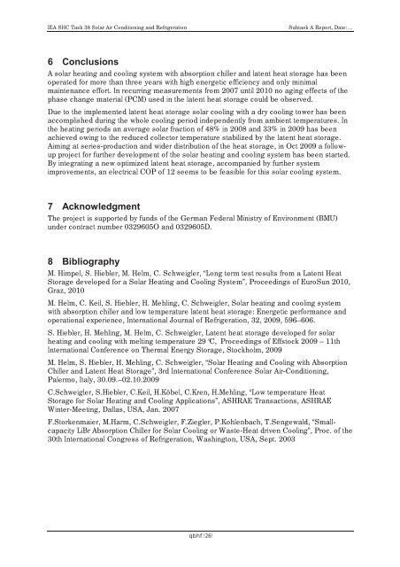 IEA Solar Heating and Cooling Programm - NachhaltigWirtschaften.at