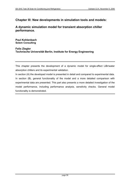 IEA Solar Heating and Cooling Programm - NachhaltigWirtschaften.at