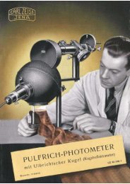 Pulfrich-Photometer mit Ulbrichtscher Kugel - Optik-Online