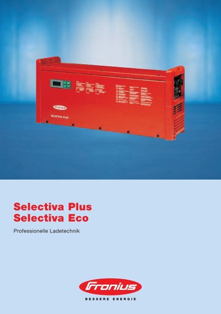 Selectiva Plus Selectiva Eco - IHL Electronic