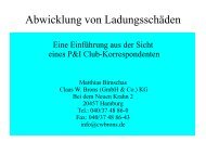 Abwicklung von Ladungsschäden