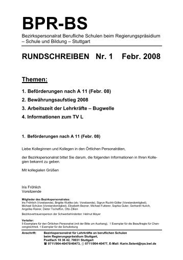 Nr. 1/2008 - Die Regierungspräsidien in Baden-Württemberg