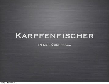 Oberpfälzer Karpfenfischer