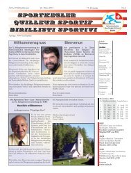 Zeitung Nr. 6 - Schweizer Sportkeglerverband