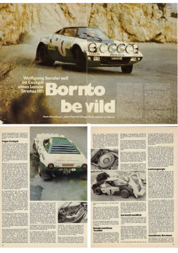 Lancia Stratos - Born to be wild - GPStratos.de