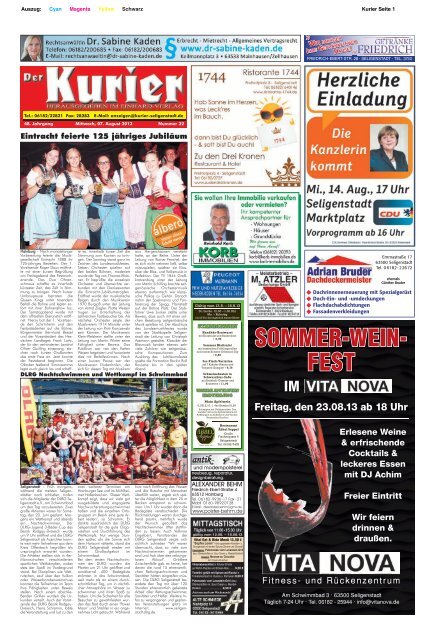 SOMMER-WEIN- FEST - Der Kurier