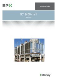 NC® 8400 stahl - SPX Cooling Technologies