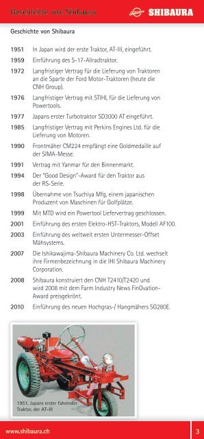 Die Produktlinie - hostettler motoren ag