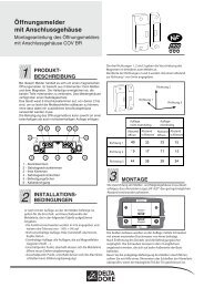 Installationsanleitung - Delta Dore