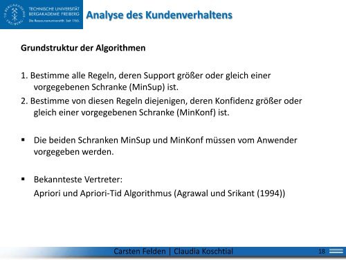 Anwendung der Business Analytics