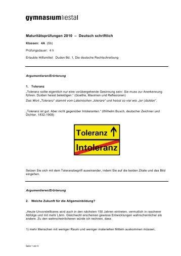 Matur 2010 D-4A-Sb.pdf - Gymnasium Liestal