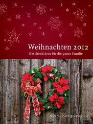 Weihnachtsprospekt 2012 - Friedrich Bischoff Verlag Frankfurt