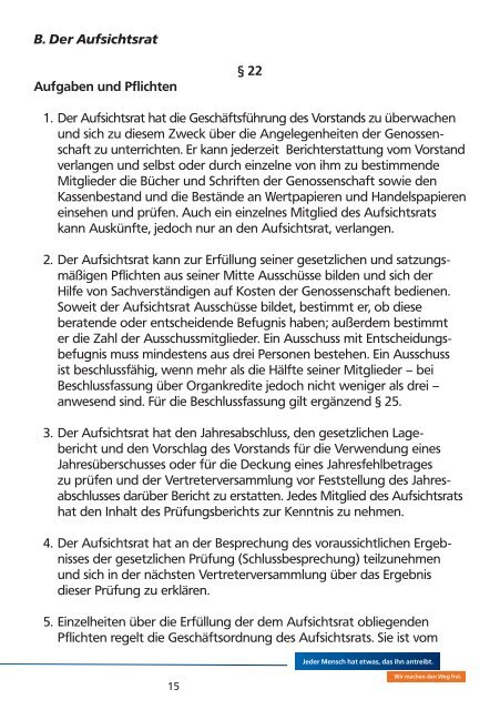 Satzung/Wahlordnung - Volksbank Rhein-Ruhr eG