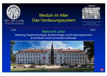 Medizin im Alter Das Verdauungssystem - Ernst-Moritz-Arndt ...