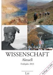 Wissenschaft Aktuell - LIT Verlag