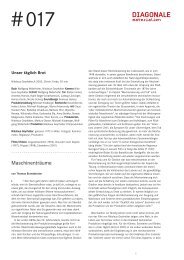 Diagonale Materialien (PDF, 77 KB) - Our daily bread