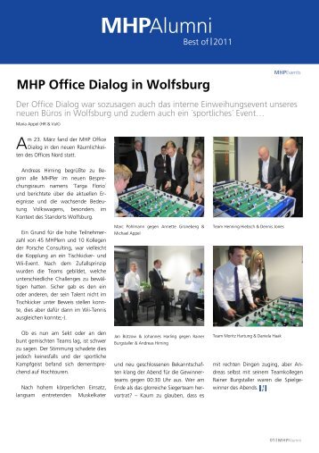 MHPPress Rückblick 2011 - Mieschke Hofmann und Partner