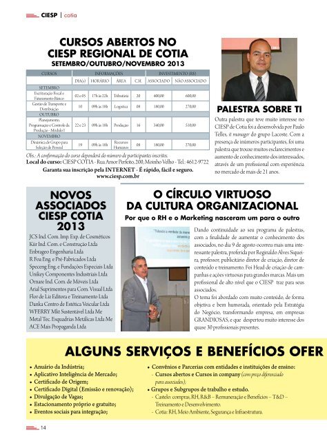 Revista CIESP Castelo e Cotia - Ed1