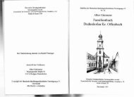 Familienbuch Dudenhofen Kr. Offenbach - Vredenburgh