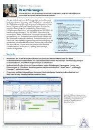 Reservierungen - Archibus