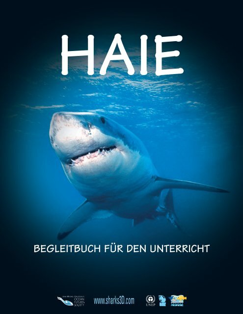 Lesezeichen: Haie: Weißer Hai xl 3D Sharks Sandhai und Hammerhai Requins 