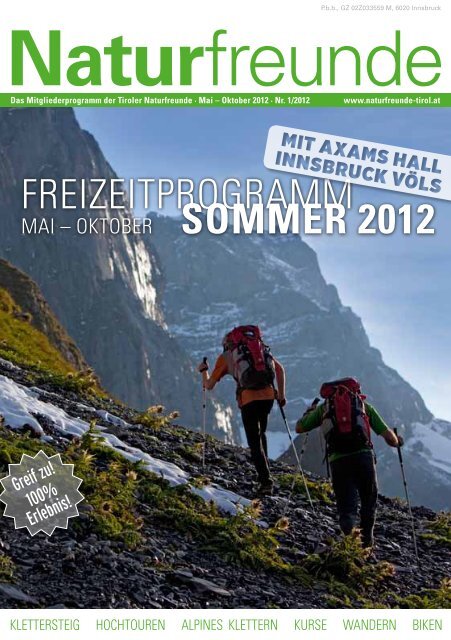 Programm Frühling Sommer 2012  - Naturfreunde Innsbruck