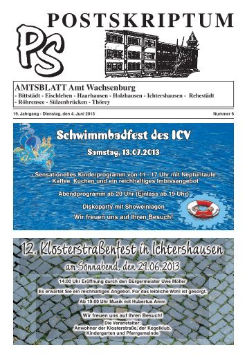 Amtsblatt Juni 2013 - Ichtershausen