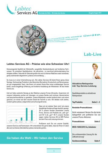 LabLive 2/11 - Labtec Services AG