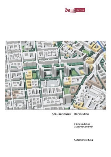 Aufgabenstellung - Senatsverwaltung für Stadtentwicklung Berlin