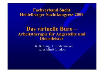 R. Kolling, Dr. J. LIndenmeyer - Fachverband Sucht eV