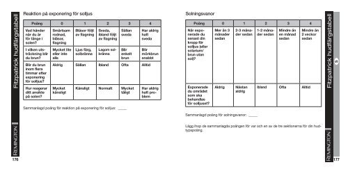 Skin Chart Customer Service Information