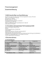 Finanzmanagement - 31. Oktober 2005