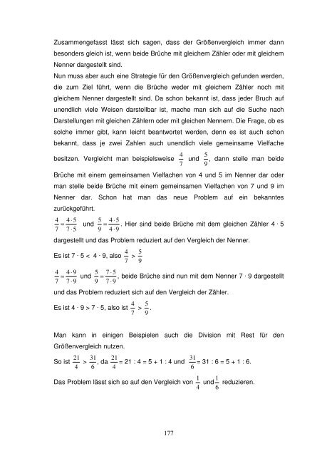 Das pragmatische Konzept für den Bruchrechenunterricht