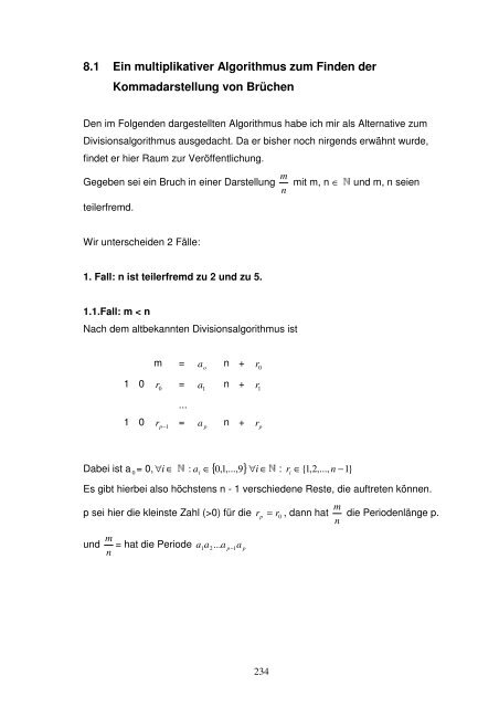 Das pragmatische Konzept für den Bruchrechenunterricht