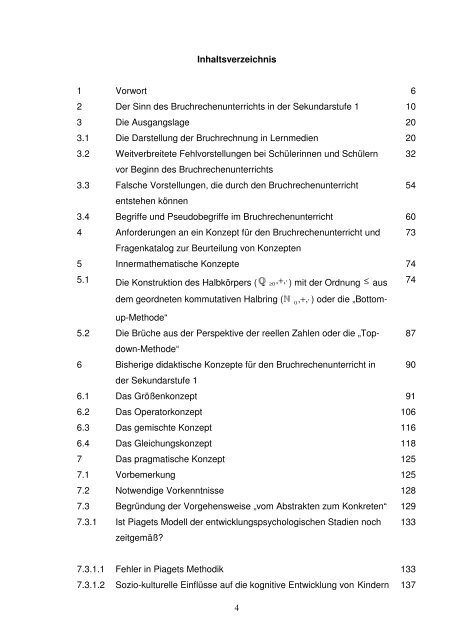 Das pragmatische Konzept für den Bruchrechenunterricht