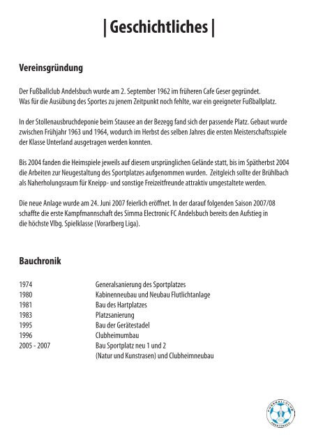 FC Andelsbuch | Sponsorenkatalog