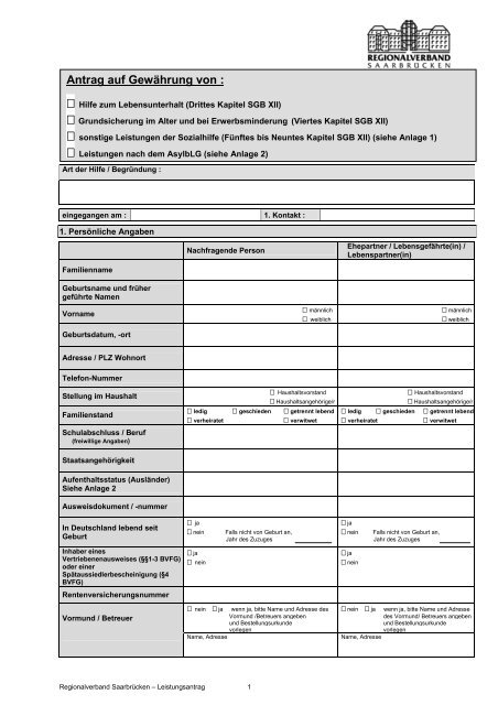 Antrag Für Grundsicherung Für Rentner