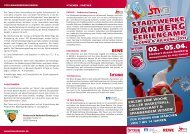 Flyer und Anmeldung zum Feriencamp 2013 - Stadtwerke Bamberg