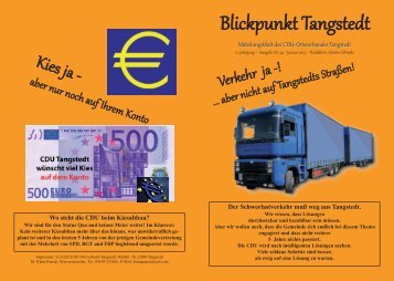 Blickpunkt Nr. 34 Januar 2013 - CDU Tangstedt