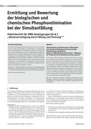 Ermittlung und Bewertung der biologischen und chemischen ... - KAN