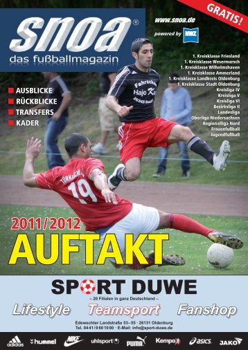 Auftakt 2011/2012 - SNOA - das fußballportal