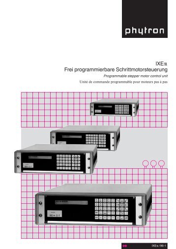 IXEQ Frei programmierbare Schrittmotorsteuerung - TSA